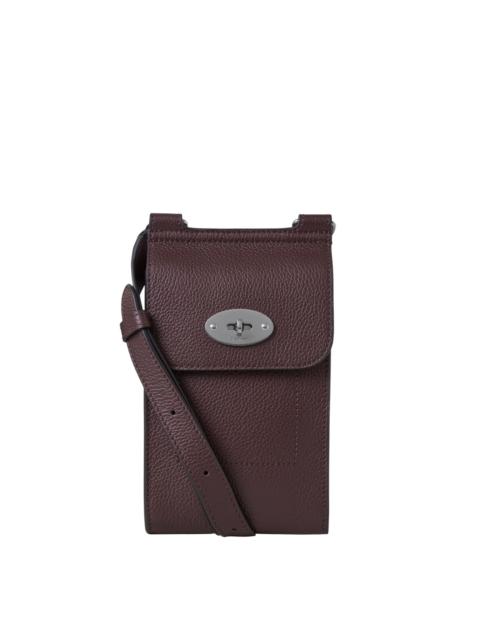 Mulberry Mini Antony Black Cherry Small Classic Grain