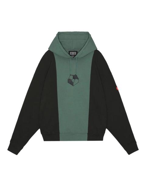 Cav Empt Paneled Two Tone Hoodie 'Green'