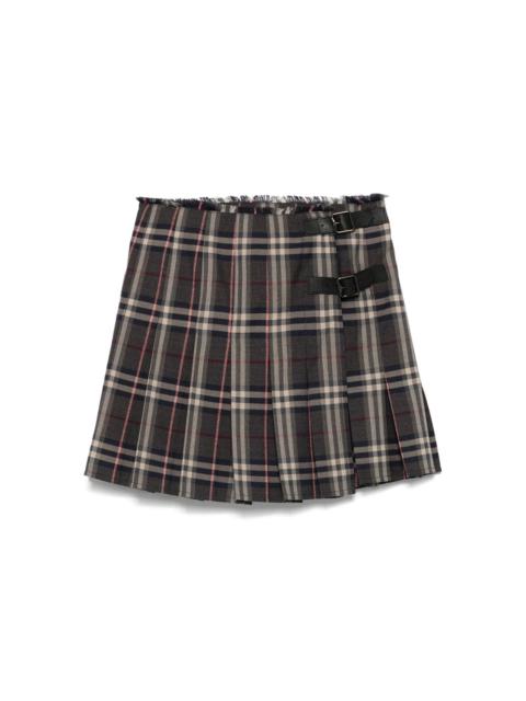 Burberry Burberry Brown Skirts - Pleated Skirts Women