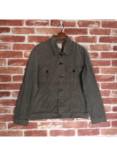 Other Designers Vintage Levi's Strauss & Co redloop Striped truckerJacket