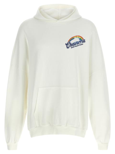WILLY CHAVARRIA Clean & Fresh Willy Hooligan Sweatshirt White