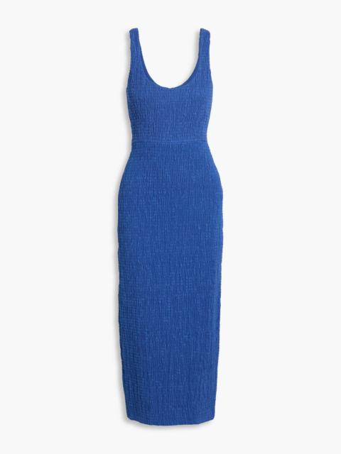 GABRIELA HEARST Girard shirred linen midi dress