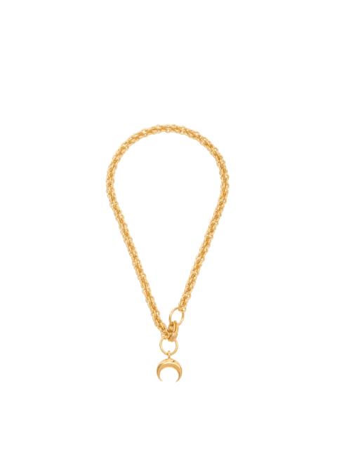 Marine Serre Recycled Pewter Moon Braided Chain