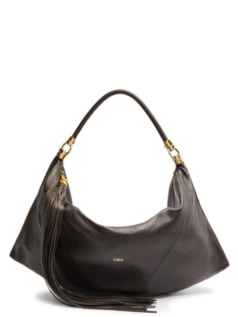 Chloé Chloe Foulard Grained Leather Shoulder bag