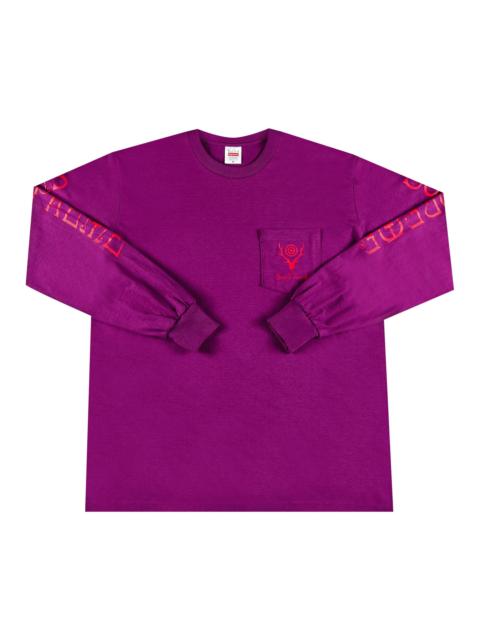 Supreme Supreme x SOUTH2 WEST8 Long-Sleeve Pocket Tee 'Purple'