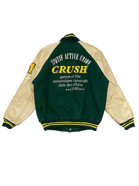 Other Designers Japanese Brand - Vintage 1985 Herox Tokyo Japan Crush Varsity Jacket
