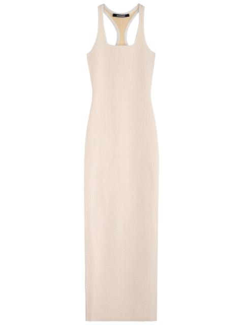 JACQUEMUS Jacquemus La Robe Scala Stretch-knit Maxi Dress