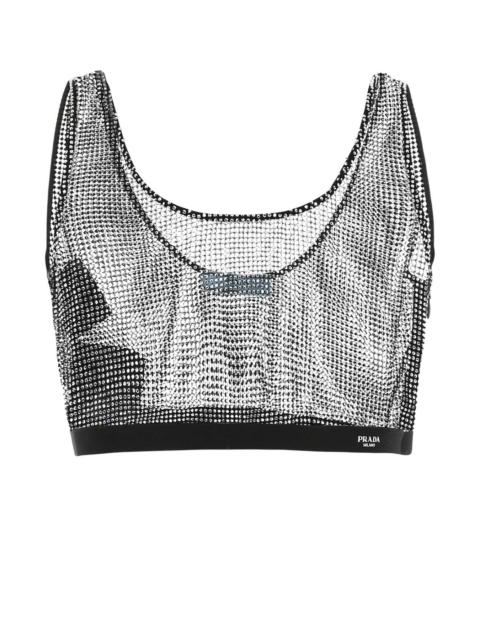 Prada Prada Women Embellished Polyester Blend Top