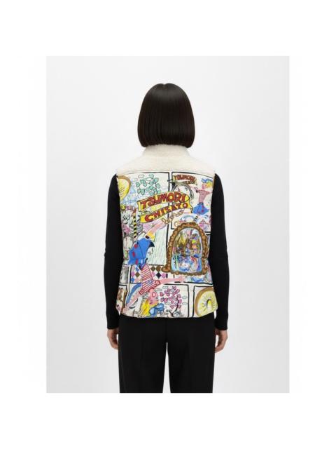 Other Designers Issey Miyake TSUMORI CHISATO Reversible Art Vest Fleece