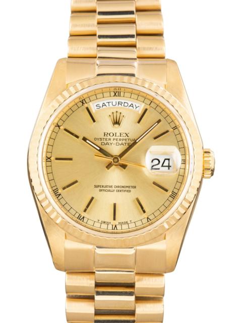 ROLEX Used Rolex Day-Date Ref 18238 Champagne Dial