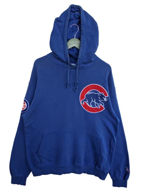 Other Designers Vintage - Vintage 90s Chicago Cubs Hoodie/Size XL/Blue Colour