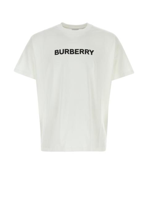 Burberry Burberry Men White Cotton T-Shirt