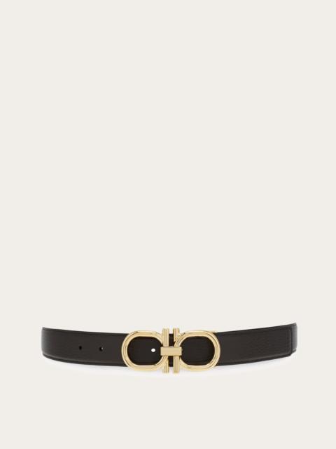 FERRAGAMO Reversible and adjustable Gancini belt