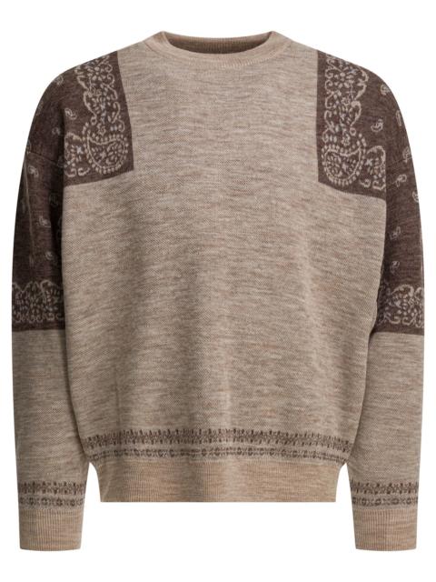 Kapital Kapital "bandanna" Wool Sweater