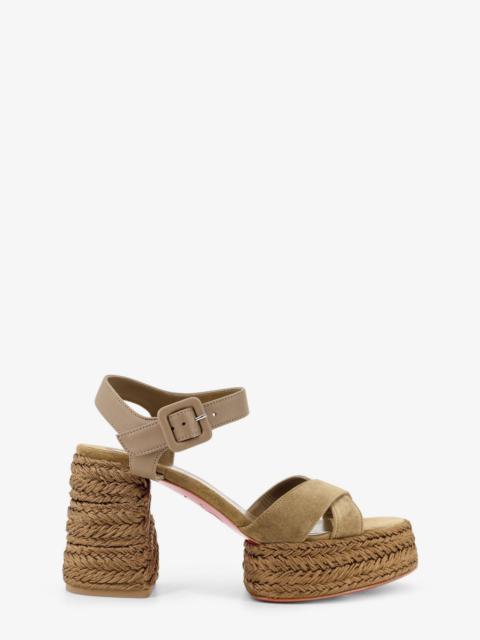 Christian Louboutin Calakala 85 Leather Sandals