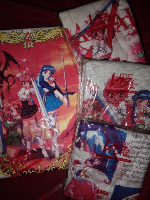 Other Designers Vintage - DEADSTOCK VTG 90s 4pcs Magic Knight Rayearth tshirt CLAMP