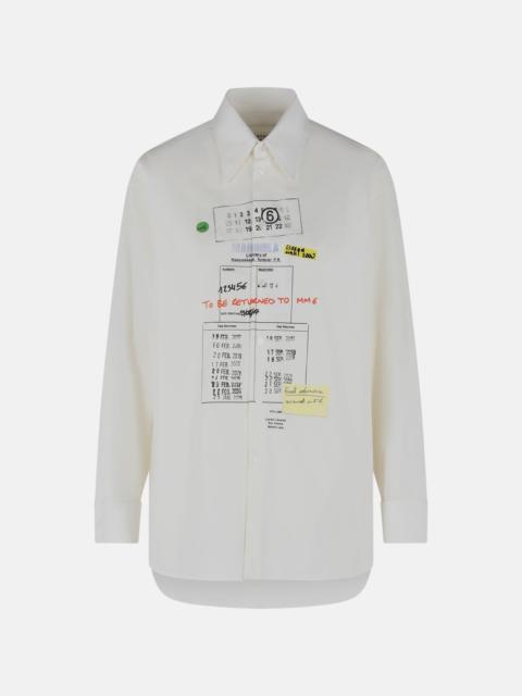 MM6 Maison Margiela WHITE COTTON SHIRT