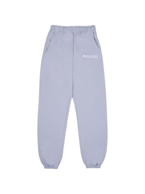Sporty & Rich French cotton track pants