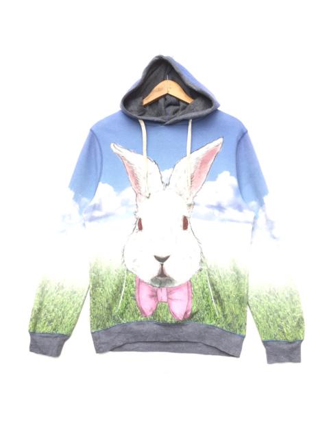 Other Designers Japanese Brand - Rabbit Graphic Fullprint Big Logo Hoodie | Allover Print | M