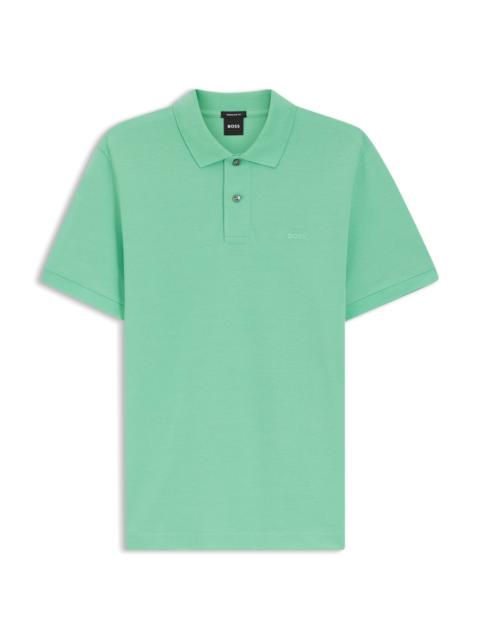 BOSS PALLAS POLO SHIRT IN COTTON PIQUÉ WITH EMBROIDERED LOGO