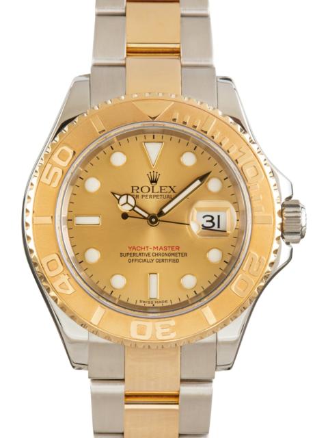 ROLEX Used Champagne Dial Rolex Yacht-Master 40 Ref 16623
