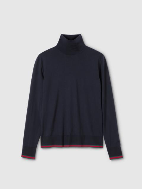 GUCCI Fine knit wool turtleneck