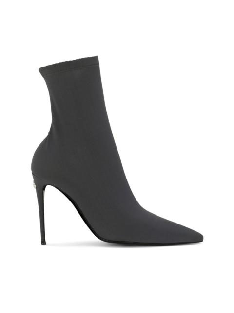 Dolce & Gabbana KIM DOLCE&GABBANA pointed-toe 105mm sock boots