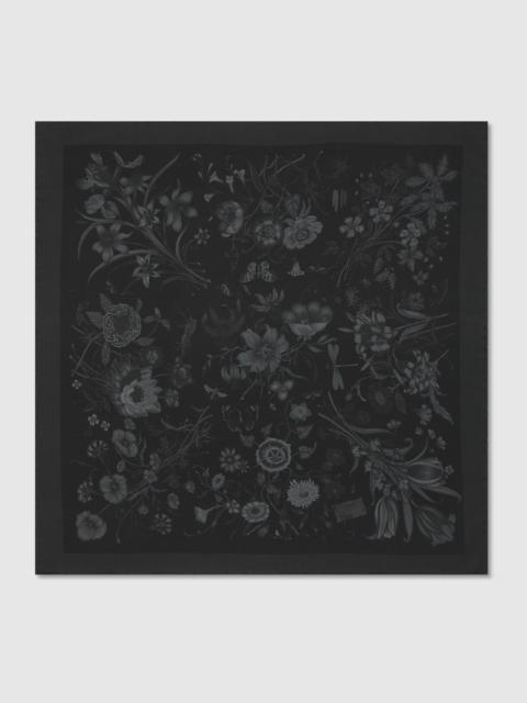 GUCCI Printed cotton silk pocket square