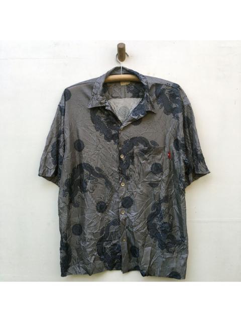 Other Designers Streetwear - Vintage Dragon Motif Uniform Casual Shirt