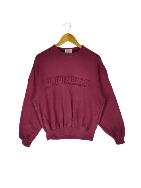 Other Designers J. PRESS Embroidery Big Logo Spellout Pullover Sweatshirt
