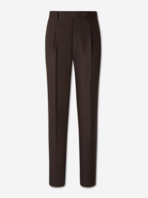 ZEGNA LINEN DRESS TROUSERS