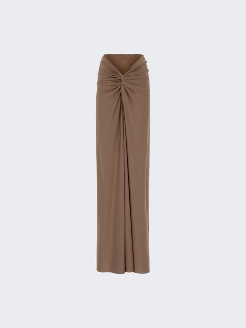 THE NEW ARRIVALS ILKYAZ OZEL Jasmine Skirt Deep Taupe