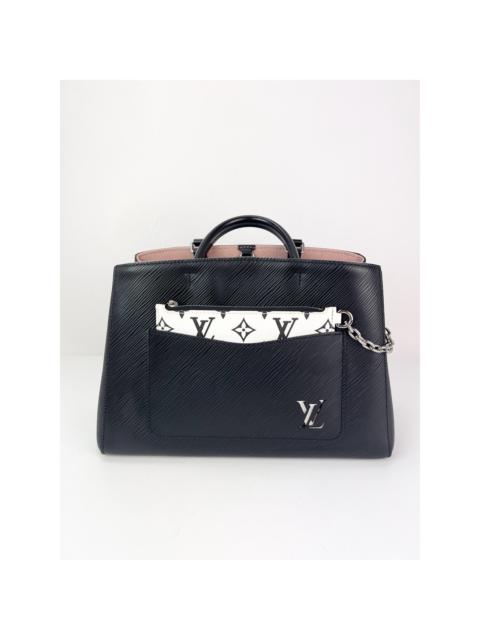 Louis Vuitton Epi Marelle MM Black Leather Shoulder Tote Bag