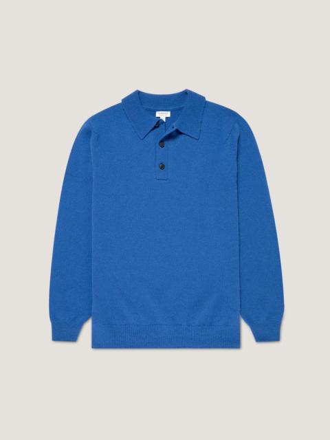 Sunspel Lambswool Polo Shirt