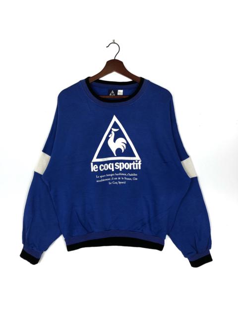 Other Designers Vintage - Vintage Le Coq Sportif Sweatshirt Crewneck Big Logo