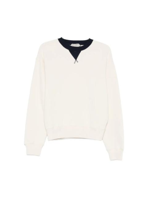JW Anderson CONTRAST COLLAR SWEATSHIRT