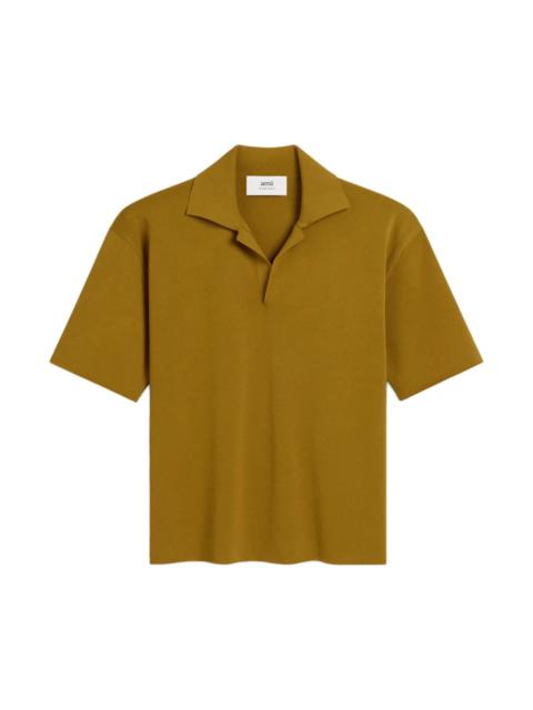 AMI Paris FINE-KNIT POLO SHIRT