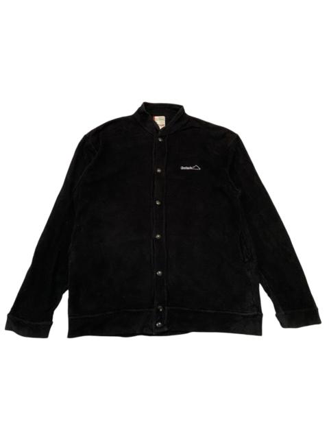 Other Designers Vintage Devilock Japan Pile Fleece Snap Button Cardigan