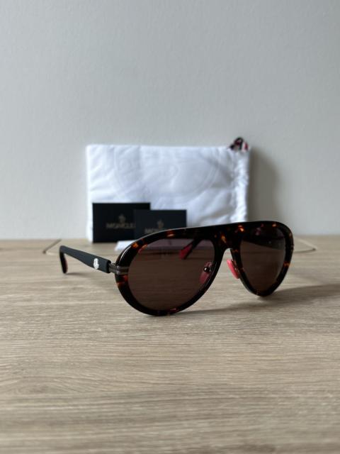 Moncler Moncler Navigaze Aviator Sunglasses Tortoise