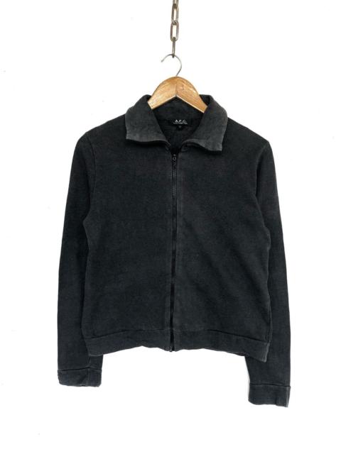 A.P.C. APC Rue de Fleurus Paris High Neck Zipper Sweater