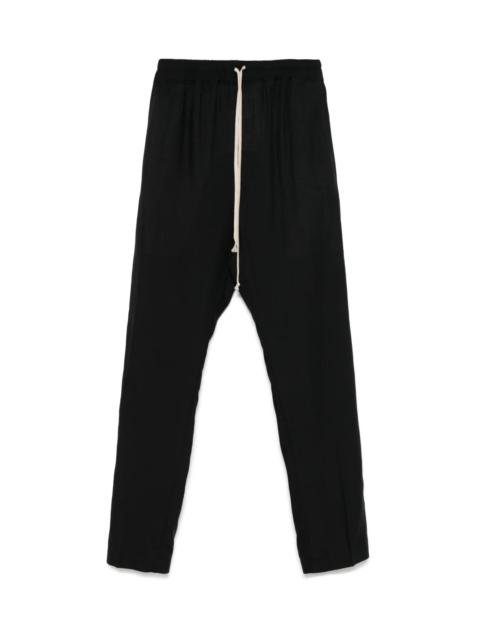 Rick Owens DRAWSTRING SLIM LONG TROUSERS