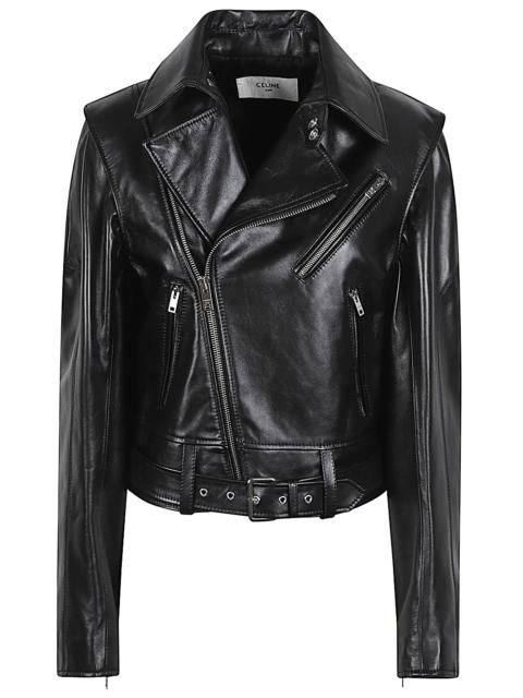 CELINE Celine Women Leather Biker Jacket