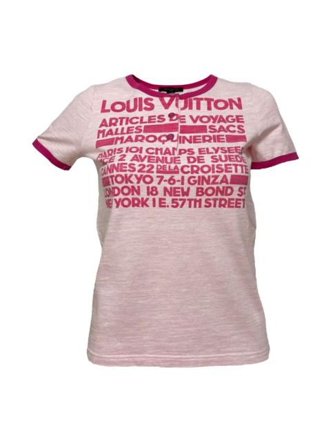 Louis Vuitton LOUIS VUITTON Spring Summer 2009 Cruise Collection Graphic Printed T-Shirt