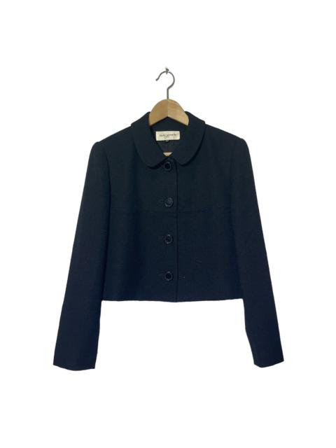 BALMAIN PARIS CROPPED BLACK JACKET