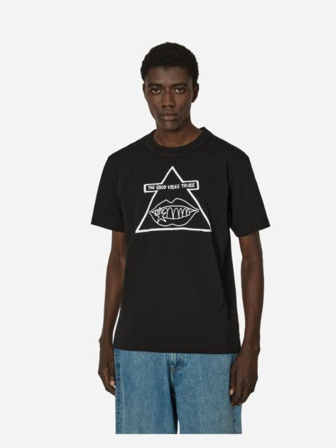 sacai Gonz The Good Vibes Tribe T-Shirt Black