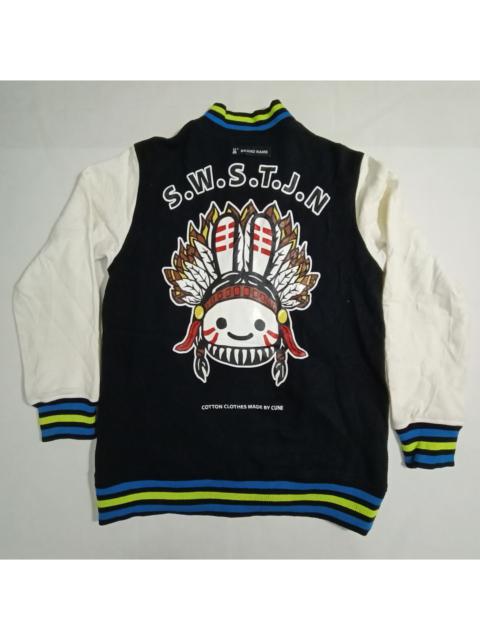 Other Designers Very Rare - CUNE Varsity Jacket Mammoth Big Logo Very Cool