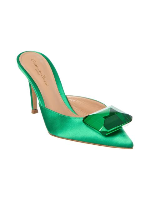 Gianvito Rossi Gianvito Rossi Jaipur Satin & Leather Mule