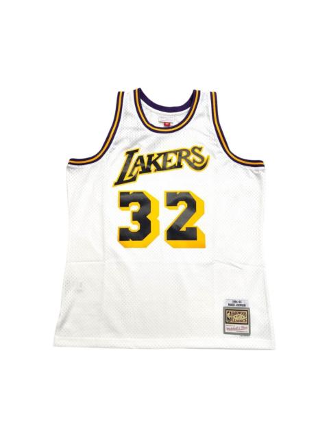 Other Designers Mitchell & Ness × NBA - Magic Johnson LA Lakers Swingman White Jersey XL - New $130