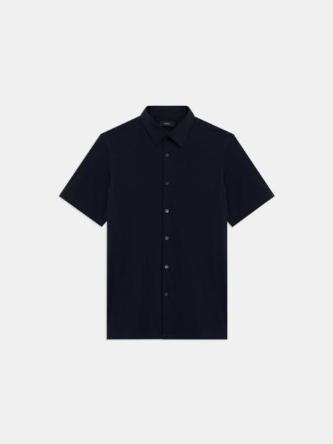 Theory Standard-Fit Short-Sleeve Shirt in Structure Knit