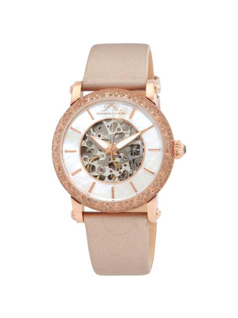 Porsamo Bleu - Porsamo Bleu Liza Automatic White Dial Ladies Watch 691DLIL
